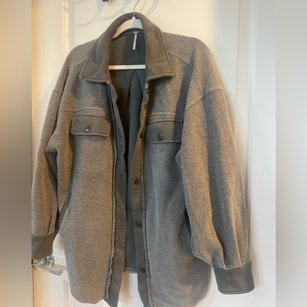 Free People Grey Ruby Jacket